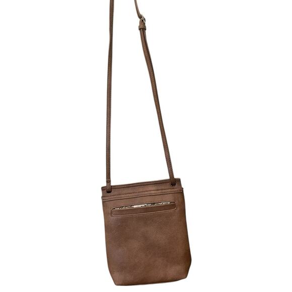 JOY STATEMENT Statement Bag – Brown Flap Crossbody, Everyday Style, OS - Picture 6 of 6